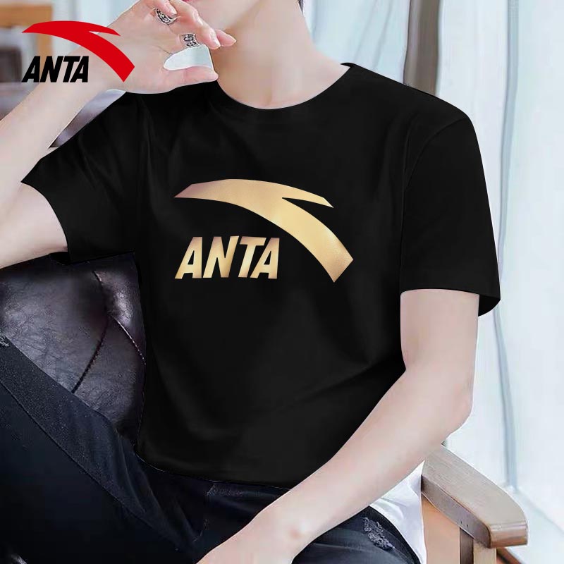 安踏官网新款透气休闲短袖运动服