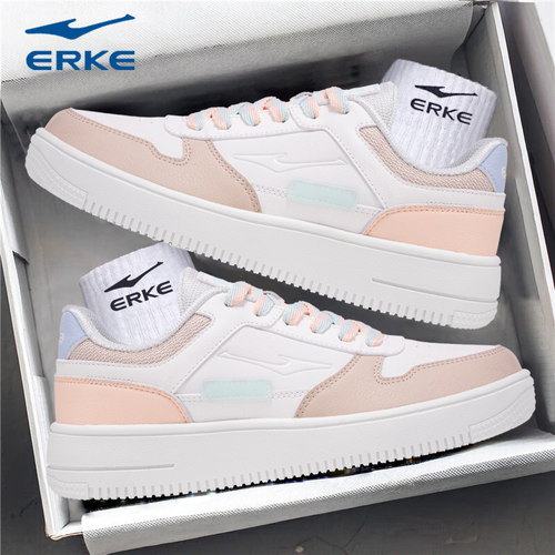 鸿星尔克官网新款轻便平板休闲鞋