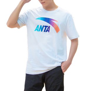 安踏短袖男T恤棉质2026新款夏季男士薄款官方旗舰店正品男款衣服