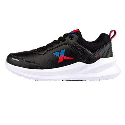 特步官网新款皮面跑鞋官方旗舰店