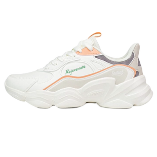 361女鞋皮面加绒运动鞋女款2026新款秋冬棉鞋旗舰店厚底老爹鞋子