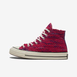 Converse匡威 All Star 1970s红蓝针织高帮帆布鞋男女同款169245C