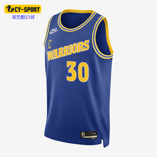 Nike/耐克正品金州勇士队新款男子运动训练无袖球衣DO9446-497