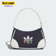 Adidas 三叶草女士腋下包印花拉链单肩包JL7658 阿迪达斯正品
