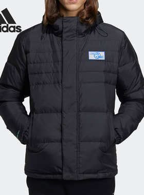 Adidas/阿迪达斯 正品NEO休闲男子时尚潮流保暖连帽羽绒服 H45275