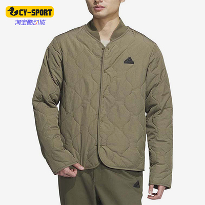 阿迪达斯男士保暖运动休闲棉服