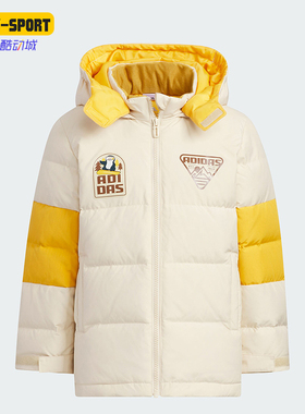 Adidas/阿迪达斯正品冬季新款小童时尚保暖运动羽绒服IN5219
