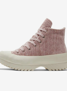 Converse匡威正品女子新款耐磨抓绒保暖高帮休闲帆布鞋A03243C