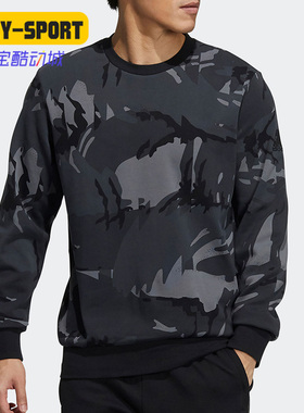 Adidas/阿迪达斯正品男子运动训练休闲卫衣套衫 H65646
