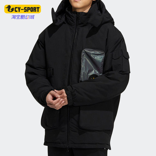 Adidas/阿迪达斯男子连帽羽绒服