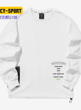 Skechers/斯凯奇正品春季新款男女休闲舒适套头衫 L121U139