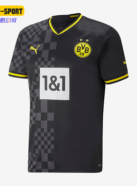 Puma/彪马正品夏季男士V领透气足球运动训练短袖T恤765884-02