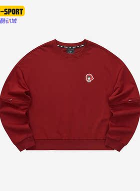 Skechers/斯凯奇正品秋季新款女士圆领休闲运动套头卫衣 L322W086