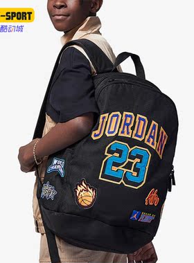 Nike/耐克正品JORDAN男女运动书包休闲双肩背包FV4558-010