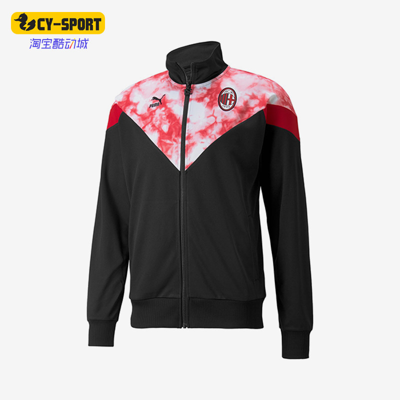 Puma/彪马正品春季男士个性印花休闲运动夹克外套765083-01