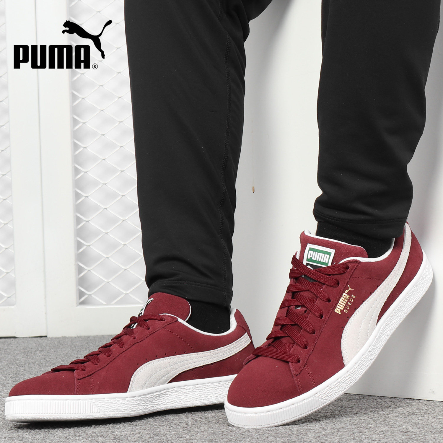 Puma/彪马正品秋季新款SUEDE 男女休闲低帮经典板鞋352634-75