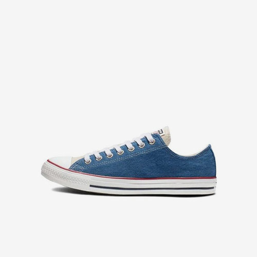 Converse匡威 Chuck Taylor All Star男女低帮帆布鞋 蓝色163966C