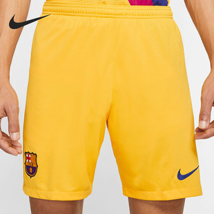 Nike/耐克正品巴塞罗那19-20男子足球运动梅西巴萨主场短裤AJ5705