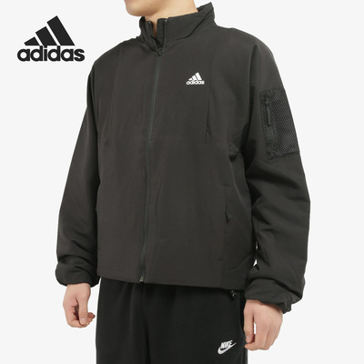 阿迪达斯男子立领运动棉服