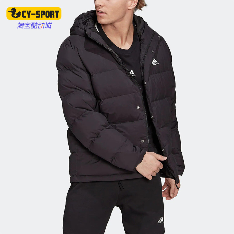 阿迪达斯正品男子羽绒服
