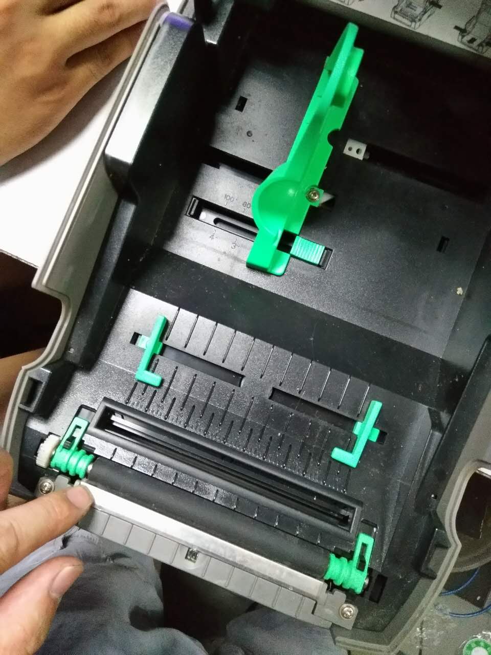 拆机Datamax迪马斯E-4205A 203dpi 标签机桌面型  走纸胶辊