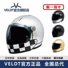 现货法国Veldt碳纤维官方旗舰可拆卸哈雷shoei凯旋Vespa复古头盔