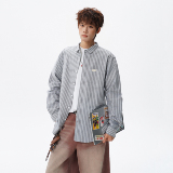 现货502-2-CY027-P68数据款条纹衬衫男长袖翻领宽松版型衬衣，男装衬衫，星座502-2（原1014A）