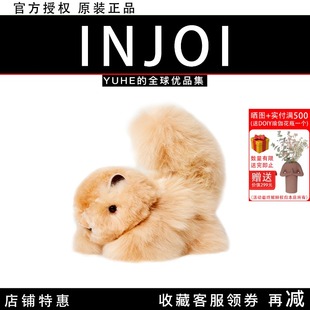 【官方授权】秘鲁injoi 松鼠玩偶毛绒玩偶手工秘鲁羊驼毛儿童公仔