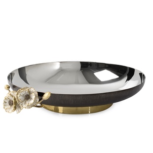 【官方授权】美国Michael Aram Anemone银莲花平底果盘甜点盘摆件