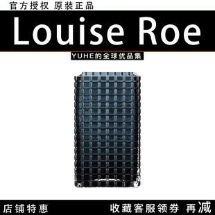 【官方授权】丹麦Louise Roe 蓝色吹制玻璃花瓶city lights系列