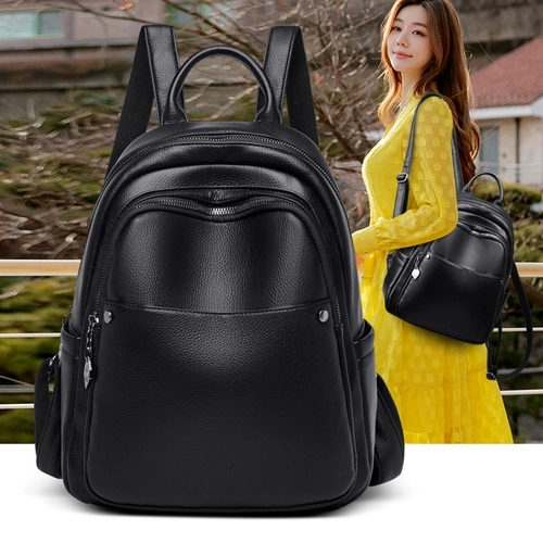 Кенгуру, рюкзак, модная универсальная вместительная и большая сумка через плечо, из натуральной кожи