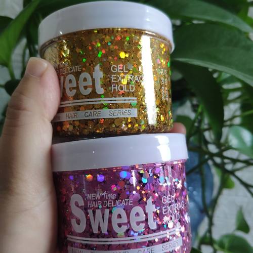 亮片啫喱闪粉亮片舞蹈舞台妆表演撒头发涂身体化妆造型金银亮晶晶