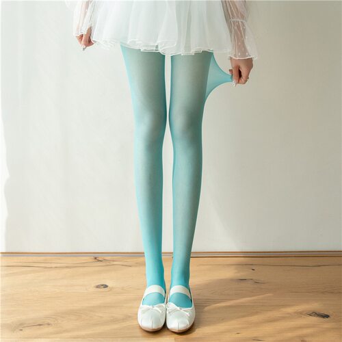 泫雅风纯色透肉丝袜 彩色Tights 韩系薄款显白 高腰百搭 Y2K辣妹