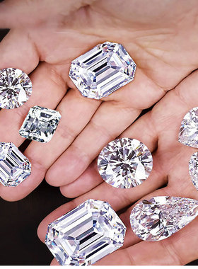 CVD培育钻石HPHT钻石裸石裸钻微镶配钻石足反小碎钻厘石分石