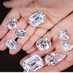 CVD培育钻石HPHT钻石裸石裸钻微镶配钻石足反小碎钻厘石分石