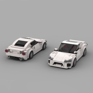 赛车 MOC积木乐智筑高 112288 丰田GT86跨境积木套装 8格车拼装