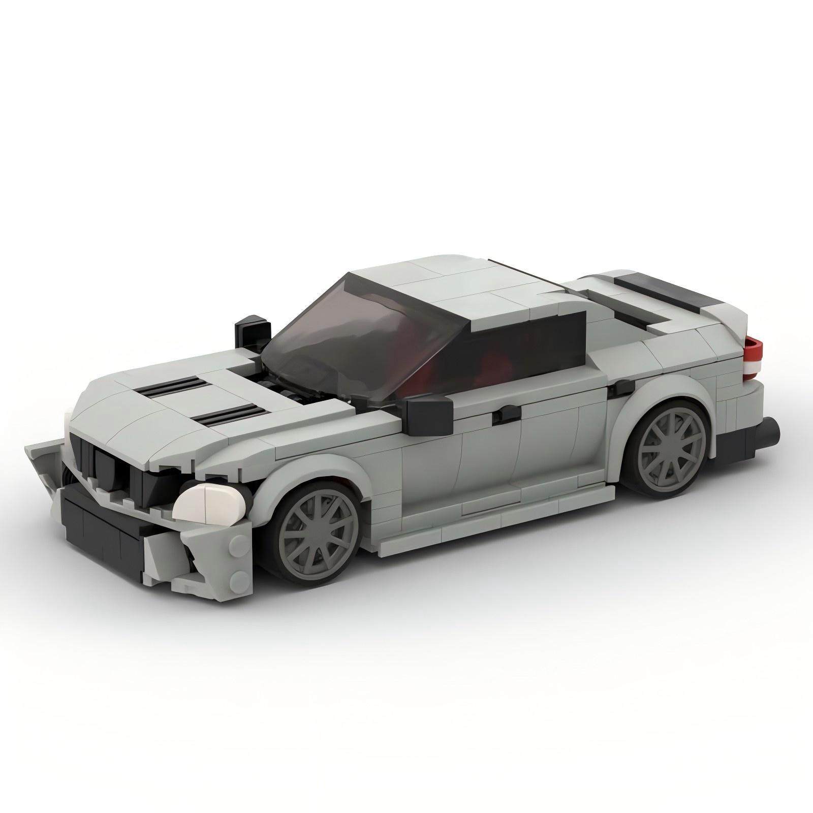 国产积木MOC-146488 梅赛德斯-奔驰 AMG C63汽车模型摆件颗粒