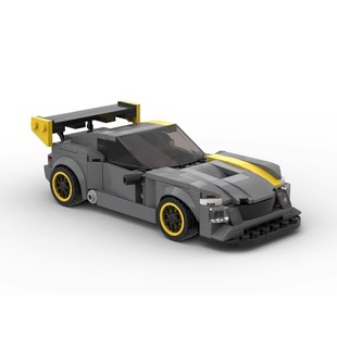 乐智筑高MOC赛车8格车speed系列梅赛德斯 奔驰AMG GT3 v2拼装