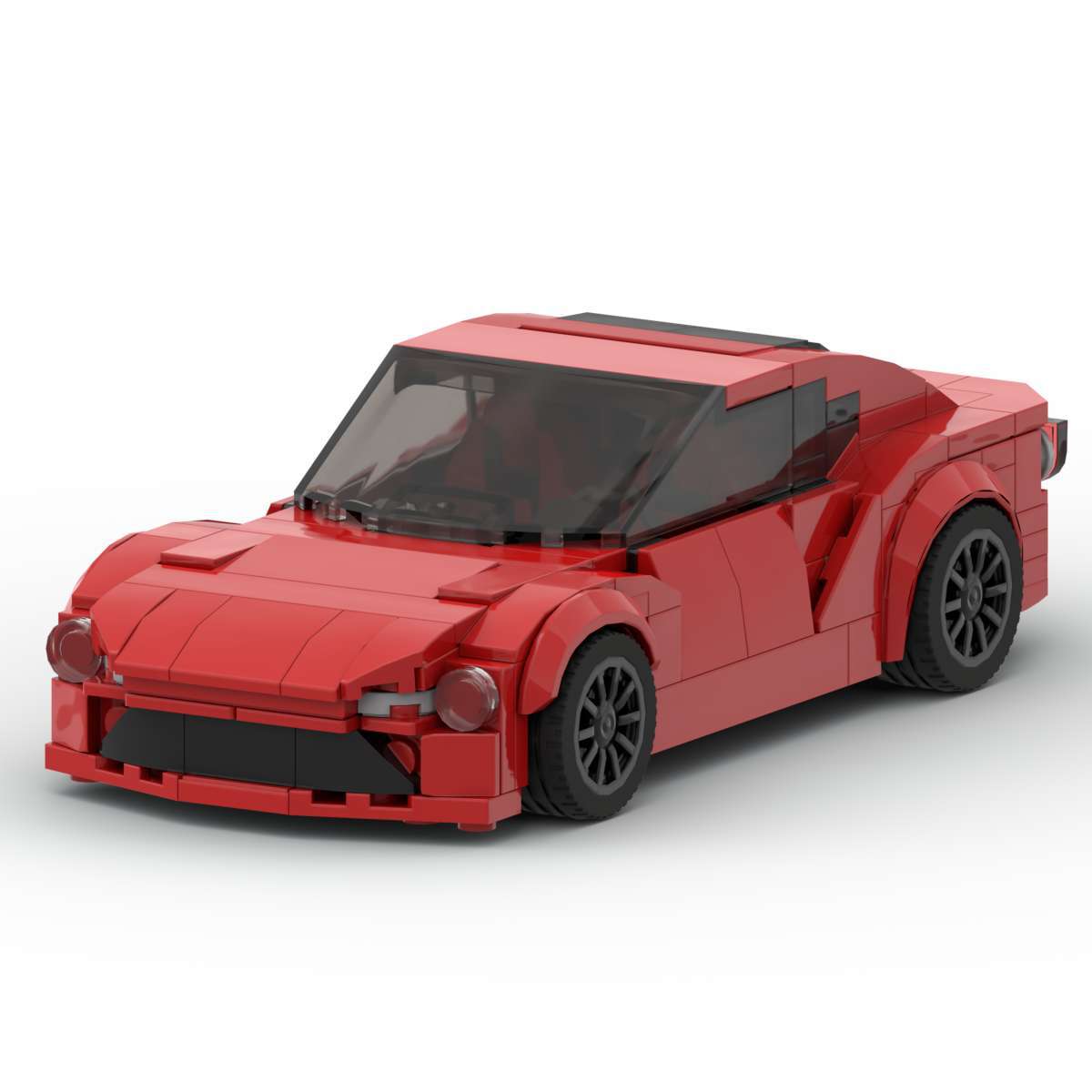 MOC-107316 乐智筑高积木 丰田GT86 跑车摆件speed八格车赛车拼