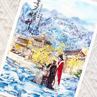 花飞文创 白雪梅园 雪景冬景 造景 庭院 霜寒 手帐胶带 拼贴装饰