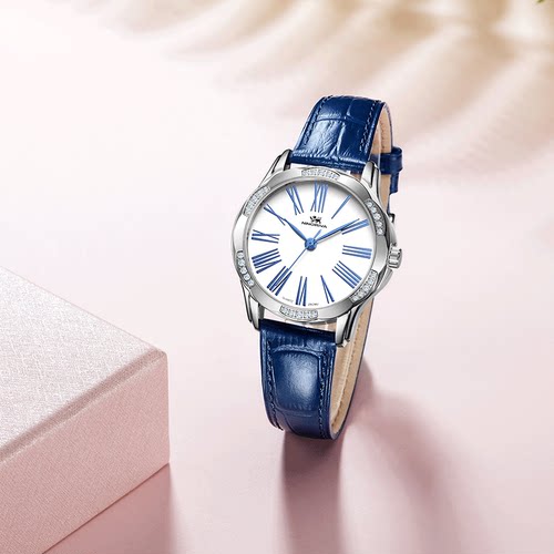 尼诺里拉轻奢菱艺系列石英女表