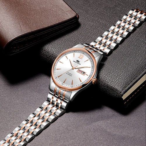 男士钢带手表男表男全自动机械表