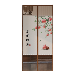 透风不透人门帘防走光防窥通风免打孔磁铁自吸夏季透气防蚊半隐私