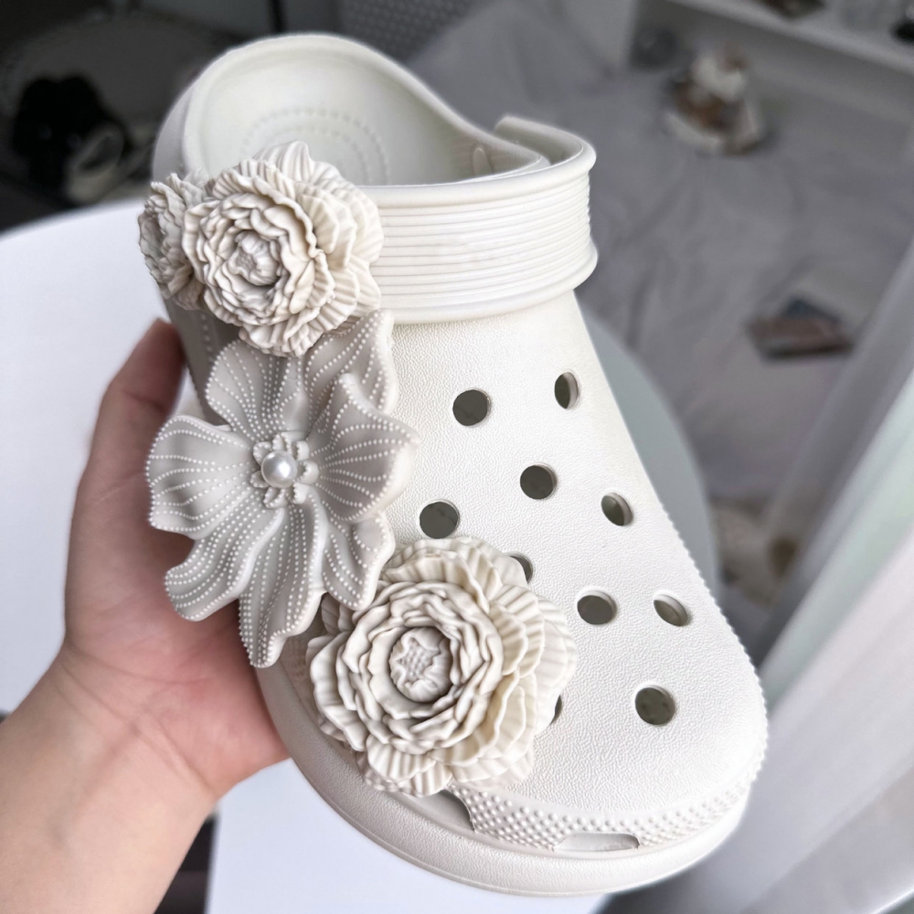 【白露同款】适配卡骆驰crocs洞洞鞋配饰正品高级感鞋花可外穿女