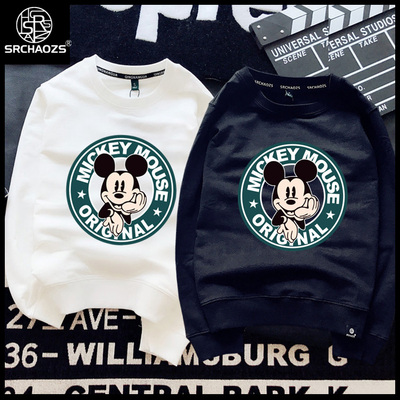 加绒圆领卫衣卫衣休闲风