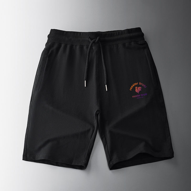 法国公鸡男士短裤夏季外穿休闲加大码宽松2025新款运动五分裤潮牌 - 大公鸡服装店99出品
