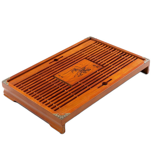 茶道功夫储水抽屉式竹制实木茶具