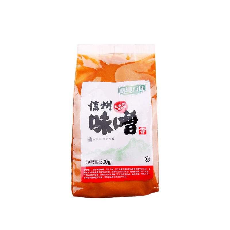 科沁万佳赤味噌500g*2袋日式料理味增火锅汤料蘸料拉面调味酱