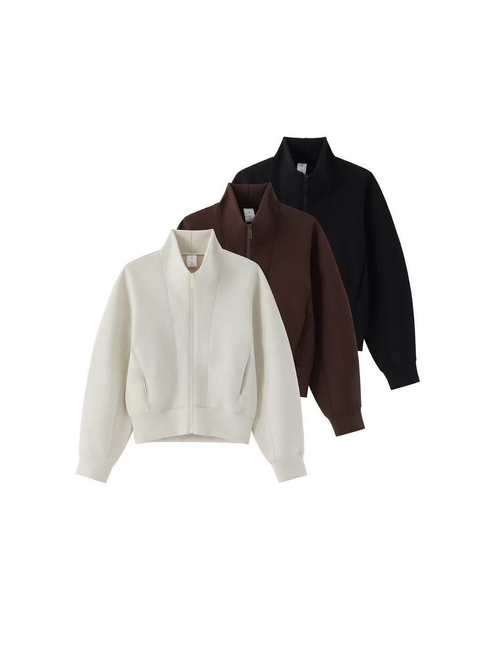 液态棉空气层宽松休闲百搭立领拉链长袖卫衣外套女春季简约短上衣,女装/女士精品,卫衣/绒衫,淘宝优惠券,粉丝福利购,淘宝优惠卷