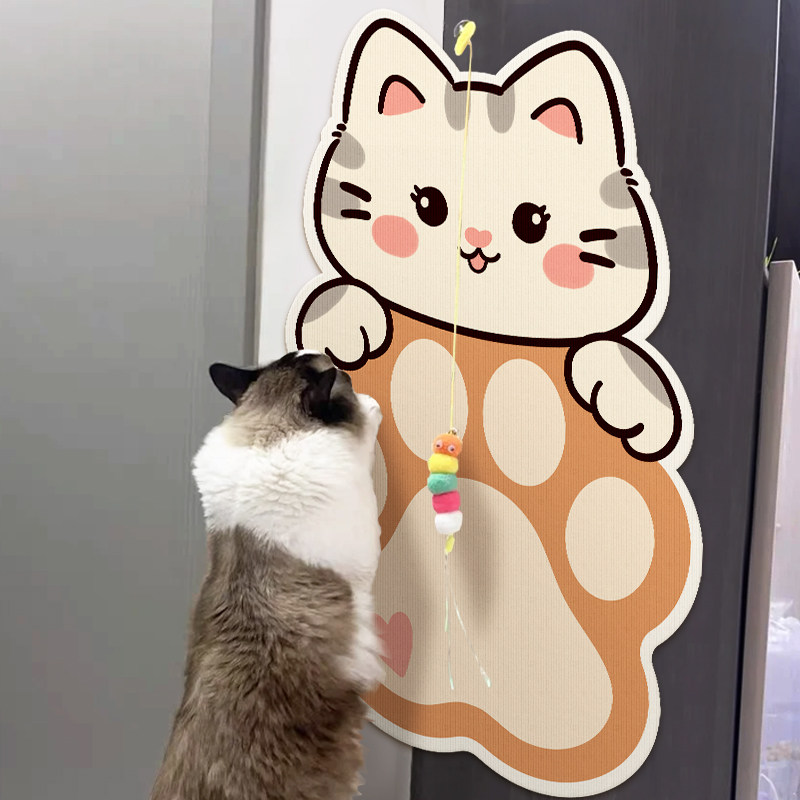 猫抓板耐磨不掉屑立式墙贴猫爬垫贴墙磨爪防猫抓沙发防撞条猫抓贴,家居饰品,软装墙贴,淘宝优惠券,粉丝福利购,淘宝优惠卷